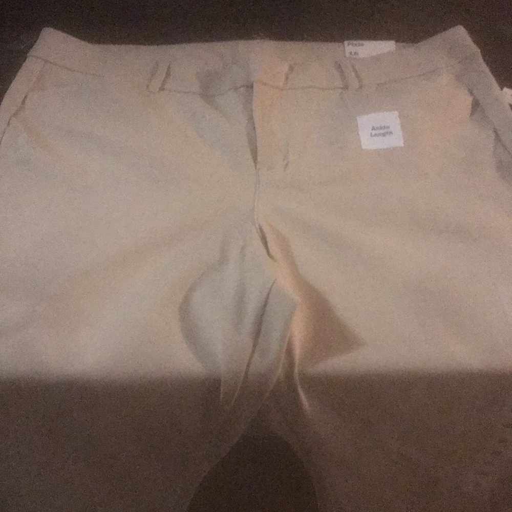 Old navy tan ankle pants